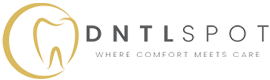 DNTL Spot logo – modern cosmetic and family dental practice in Hewlett, NY